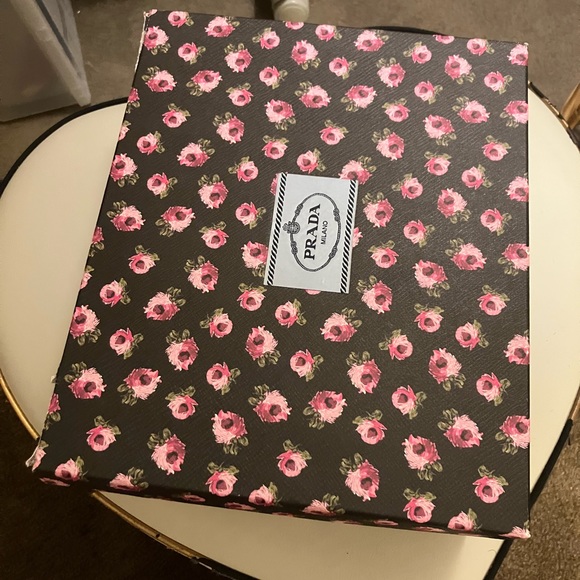 Prada beautiful lace up floral espadrille espadrilles summer sandals 40 9 9.5 - Picture 9 of 11